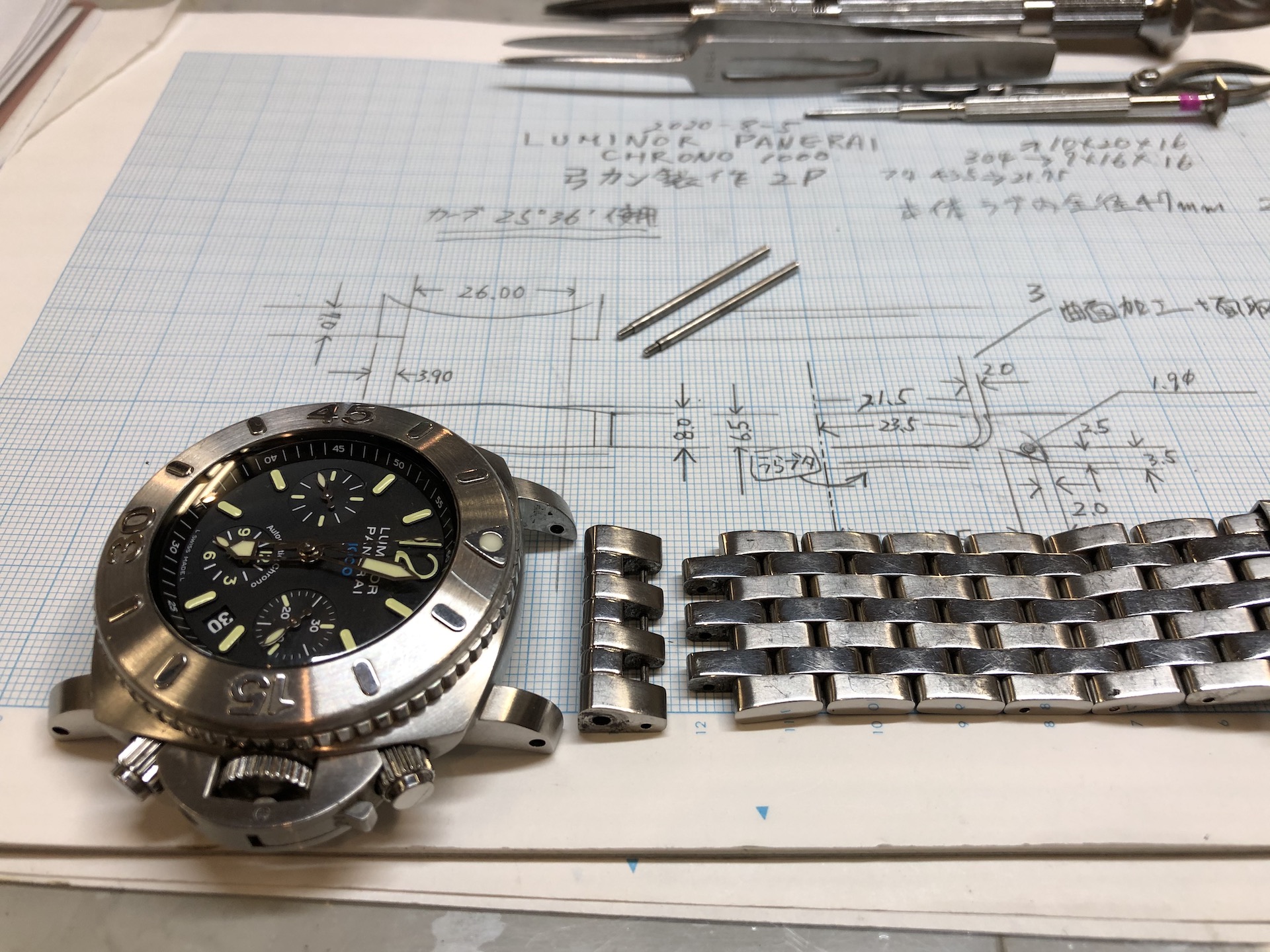 このベルトの弓カン製作ご依頼です